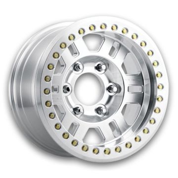 Vision Off-Road Wheels 398 Manx Forged Beadlock 17x9.5 Machined 5x139.7 +26mm 108mm