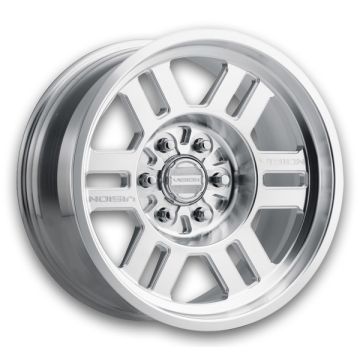 Vision Off-Road Wheels 398 Manx Forged Non-Beadlock 18x9 Machined 8x170 -12mm 125.2mm
