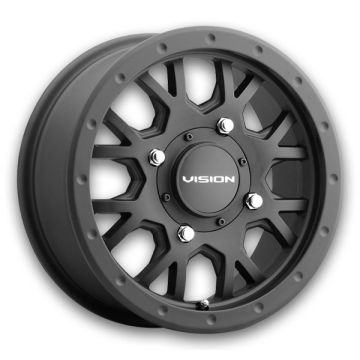 Vision Off-Road Wheels GV8 Invader 14x7 Satin Black 4x110 +38mm 86mm