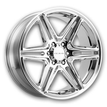 Vision Wheels 476 Wedge 22x9.5 Chrome 5x139.7 +8mm 77.8mm