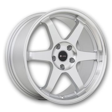 Vors Wheels TR37 19x9.5 Silver Machine Face Lip 5x114.3 +35mm 73.1mm