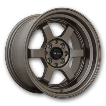 Vors Wheels TR7 15x8 Bronze 4x100/4x114.3 0mm 73.1mm