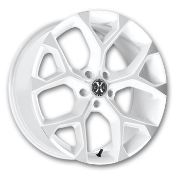 Xcess Wheels 5 Flake 20x8.5 White Machined 5x114.3 +35mm 74.1mm