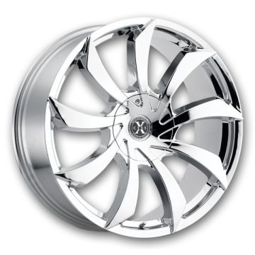 Xcess Wheels X01 22x9 Chrome 5x108/5x114.3 +35mm 72.6mm