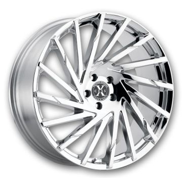 Xcess Wheels X02 26x10 Chrome 6x139.7 +26mm 87.1mm