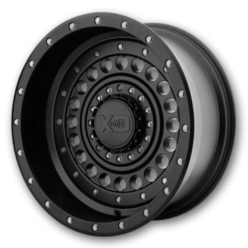 XD Series Wheels Panzer 20x12 Satin Black 5x127/5x139.7 -44mm 78.3mm