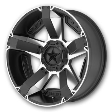 XD Series Wheels Rockstar II 20x9 Matte Black Machined 6x135/6x139.7 +30mm 100.3mm