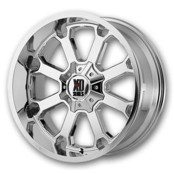 XD Series Wheels BUCK 25 20x9 Chrome 6x120 +18mm 72.56mm