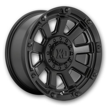XD Series Wheels Gauntlet 20x10 Satin Black  -18mm 78.1mm
