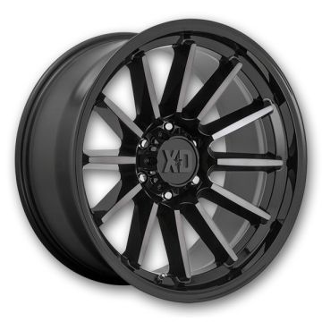 XD Series Wheels Luxe 20x9 Gloss Black Machined With Gray Tint 6x135 +18mm 87.1mm