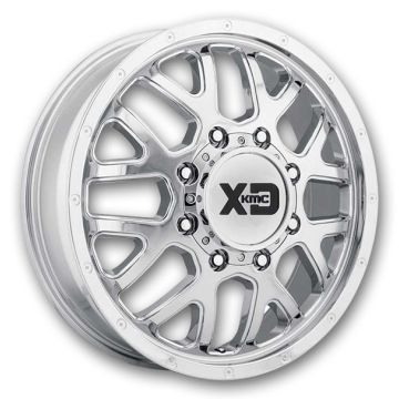 XD Series Wheels Grenade Dually 20x8.25 Chrome - Front 8x165.1 +127mm 117mm