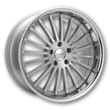 XIX Wheels X59 20x8.5 Silver Brushed with Stainless Steel Lip 5x114.3 +35mm 73.1mm