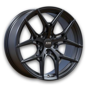 XM Street Wheels XM-811 18x8 Gloss Black 5x115 +35mm 74.1mm