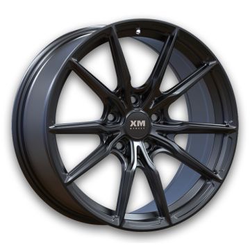 XM Street Wheels XM-812 18x8 Gloss Black 5x108 +35mm 74.1mm