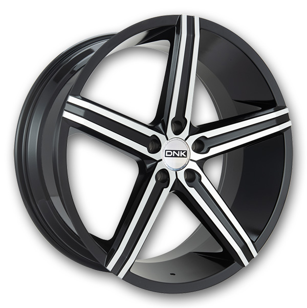 Gloss Black with Machined Face