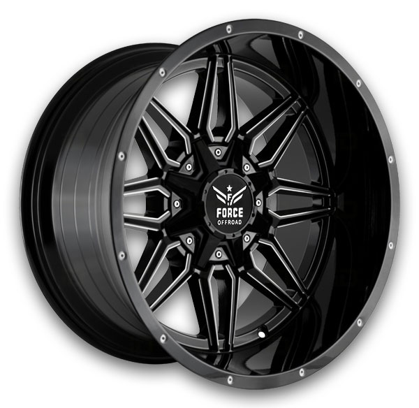 Force Offroad F10 Black Milled