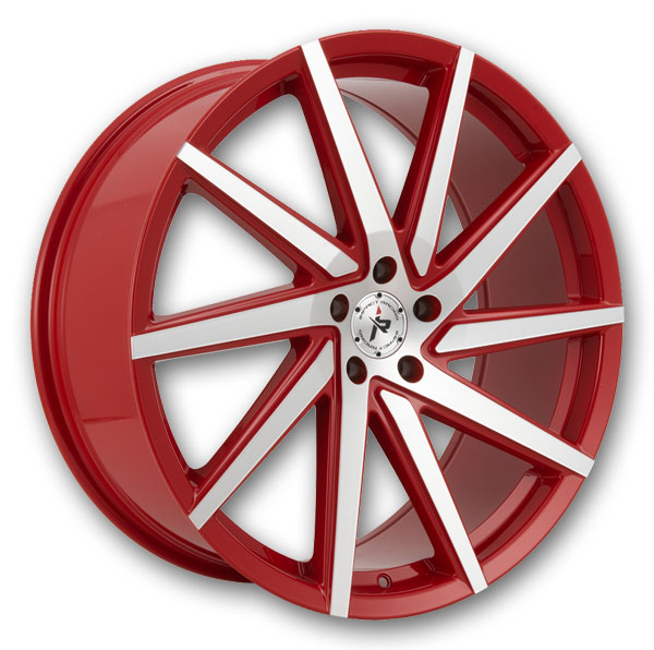 Red With Machine Face