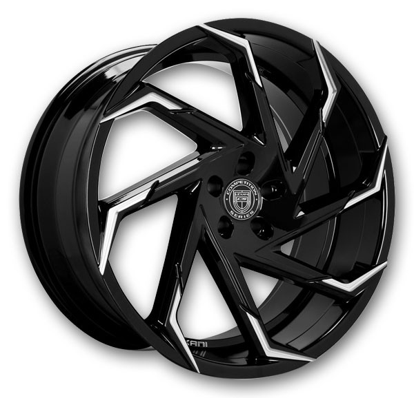 Black and Machine Tip