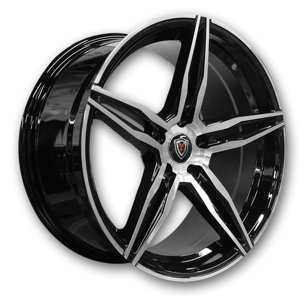 Black Machined Face