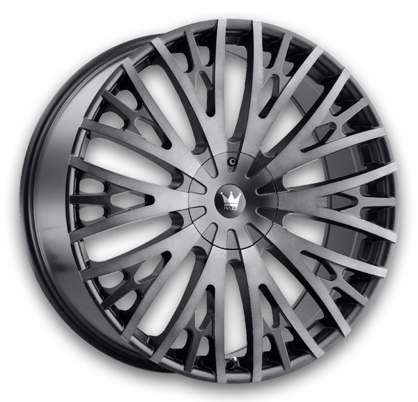 Mazzi 373 Twist Tie Matte Black w/ Machined Dark Tint