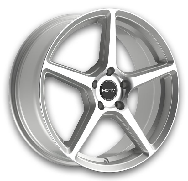 Gloss Silver Machined Face