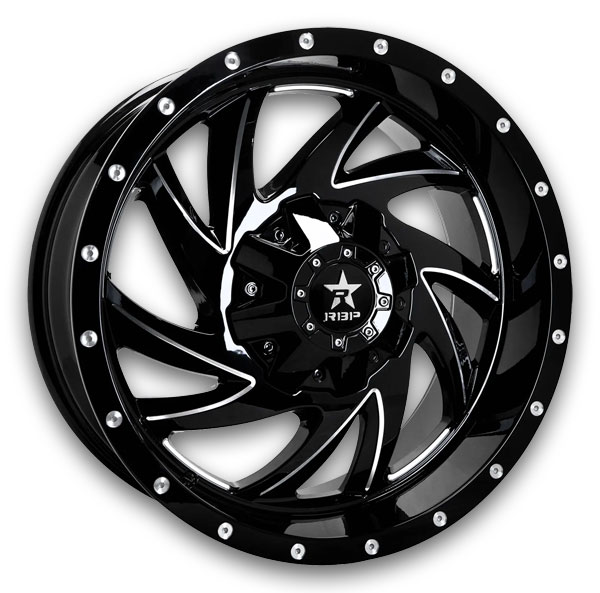 Gloss Black CNC Grooves