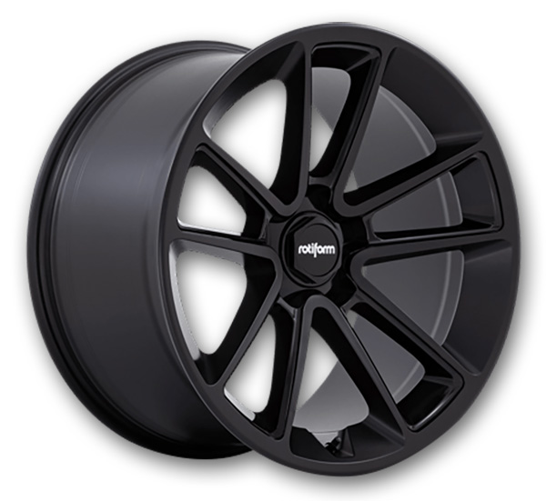 Matte Black With Black Cap And Inside Spoke Details