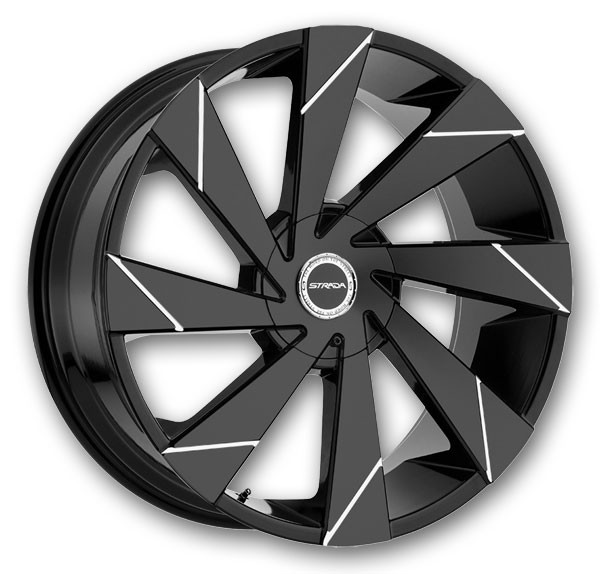 Gloss Black Milled Line
