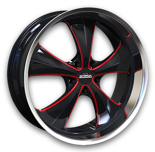 Gloss Black Candy Red Milled SS Lip