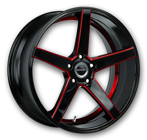 Gloss Black Candy Red Milled
