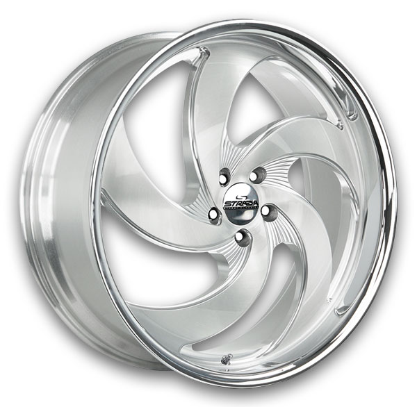 Brushed Face Silver Milled SS