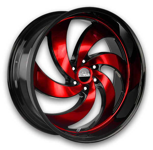 Gloss Black Candy Red Machine