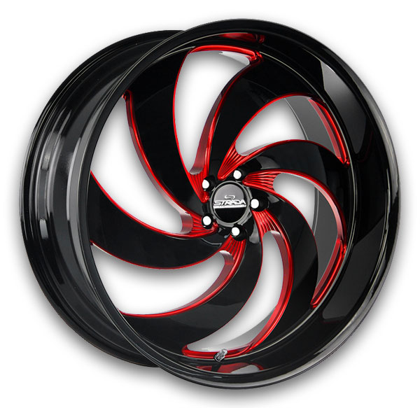 Gloss Black Candy Red Milled
