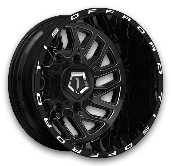 Black W/Milled Accents - Rear