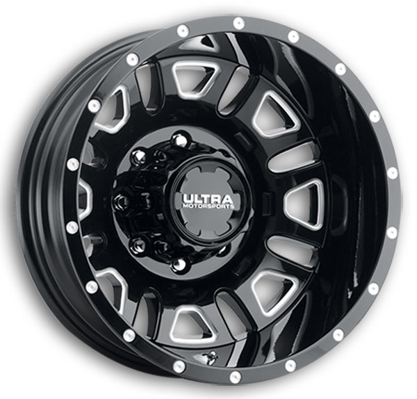 Gloss Black Milled - Rear