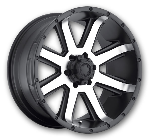 Satin Black with Diamond Cut Face