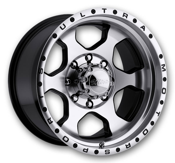 Gloss Black with Diamond Cut Face and Clear Coat