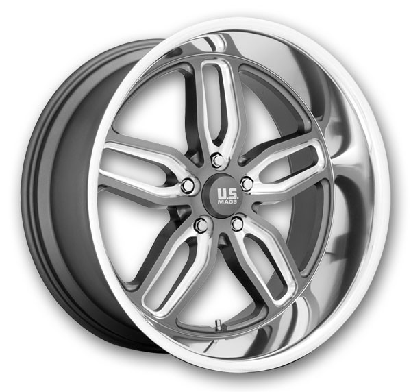 Matte Gun Metal Milled