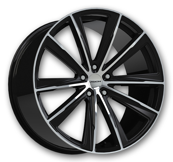 Gloss Black Machined Face