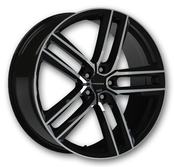 Gloss Black Machined Face