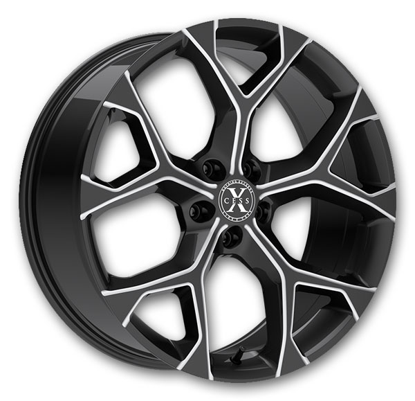 Xcess 5 Flake Gloss Black Milled